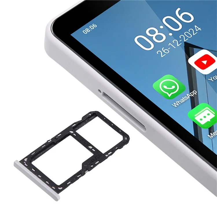 DOOV R77 Telefono Cellulare con Tastiera 3GB + 32GB Schermo IPS da 2,8 Pollici Android 13 Smartphone - Bianco
