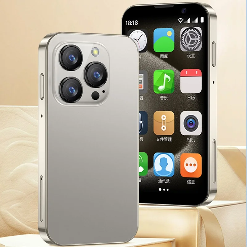 SOYES XS18 Pro 2GB + 16GB Android Smartphone 3 Inch 3G Network Small Phone with Facial Recognition - Gold