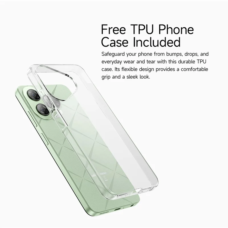 ULEFONE Note 19 Smartphone Global Version 3GB + 32GB 6.56 Inch 8MP Camera 5000mAh Unisoc T603 Octa Core 4G Phone - Nebula Green