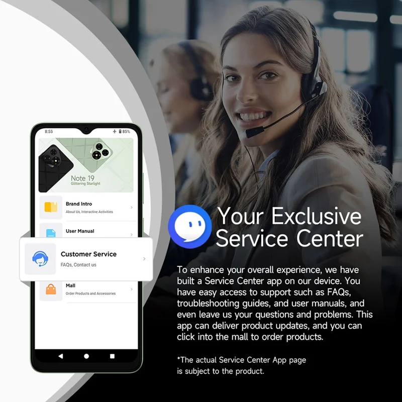 ULEFONE Note 19 Smartphone Global Version 3GB + 32GB 6.56 Inch 8MP Camera 5000mAh Unisoc T603 Octa Core 4G Phone - Nebula Green