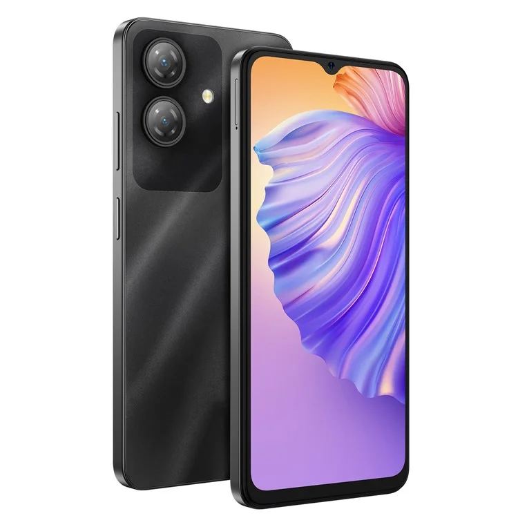 Smartphone ULEFONE Note 21 Android 14 Version mondiale 6,56 pouces 4 Go + 128 Go Unisoc T606 Batterie 5000 mAh Caméra 8 MP Téléphone 4G - Noir