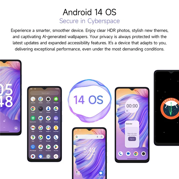 Smartphone ULEFONE Note 21 Android 14 Version mondiale 6,56 pouces 4 Go + 128 Go Unisoc T606 Batterie 5000 mAh Caméra 8 MP Téléphone 4G - Noir