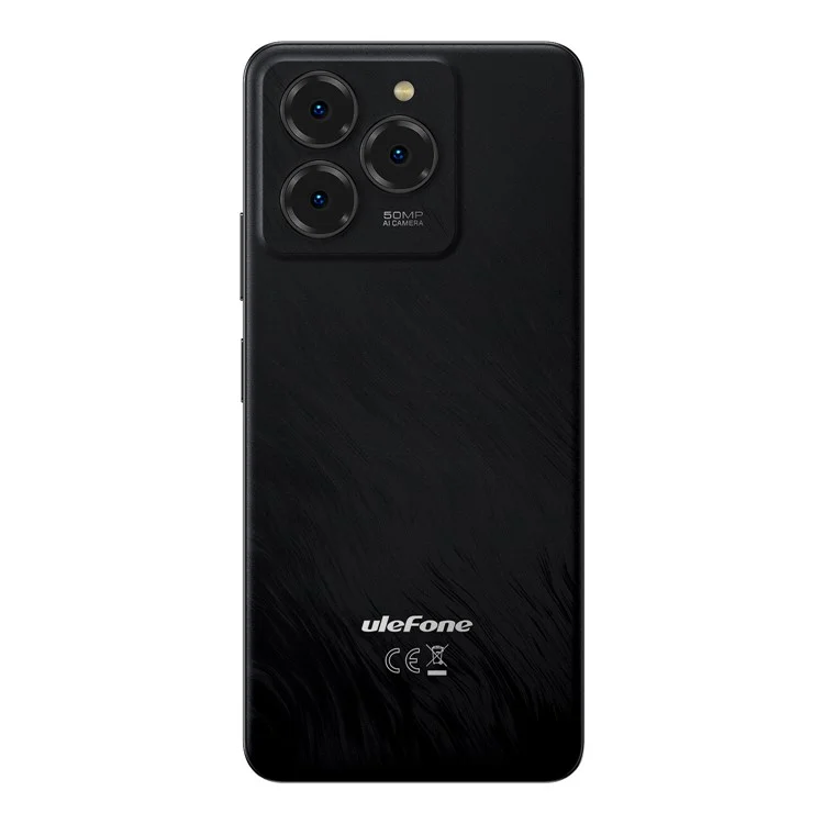 ULEFONE Note 20 Pro Smartphone Global Version 6.75 Inch Unisoc T606 50MP Camera 4GB + 128GB 6000mAh Battery Android 14 Phone - Black