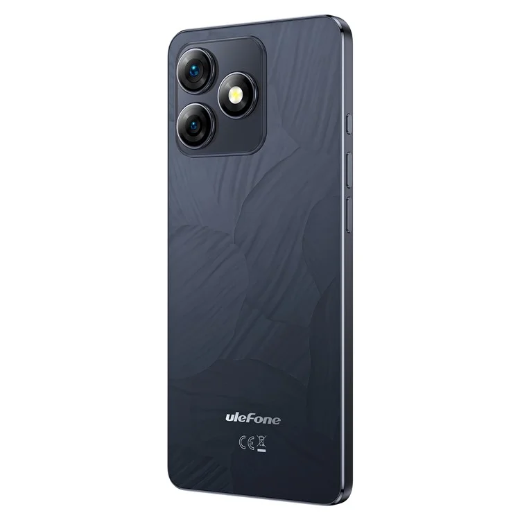 ULEFONE Note 18 Pro 6,78-Zoll-Smartphone Android 14 Helio G91 6GB + 256GB 5450mAh 64MP Kamera 4G-Telefon - Glänzendes Schwarz