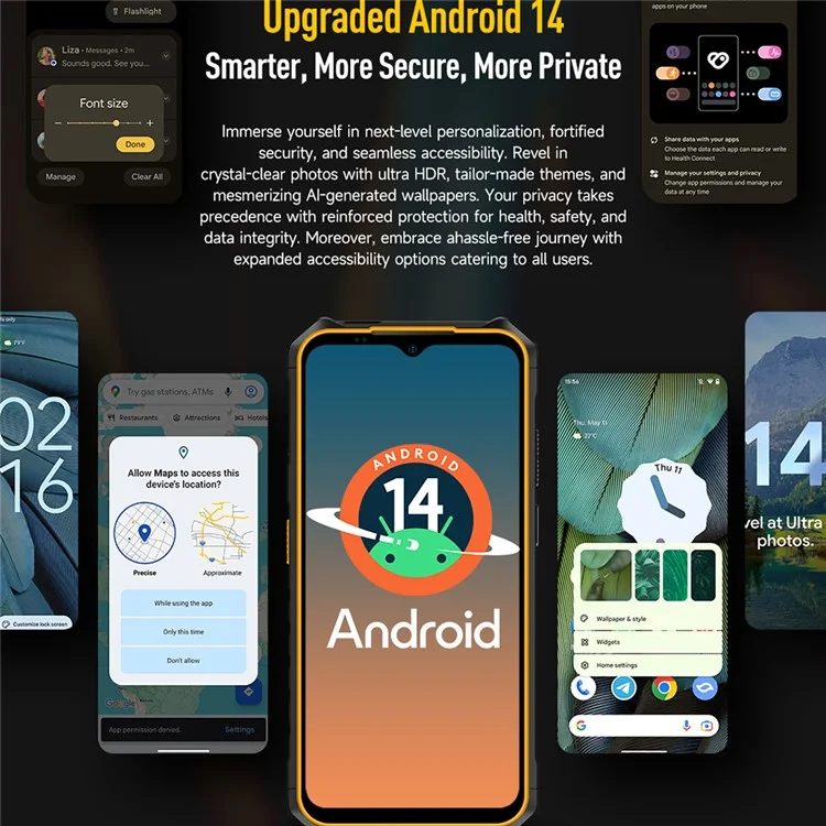 ULEFONE Armor X13 Rugged Phone 6.52 Inch Helio G36 6GB + 64GB 6320mAh Battery 50MP Camera 4G Android 13 Smartphone - Black