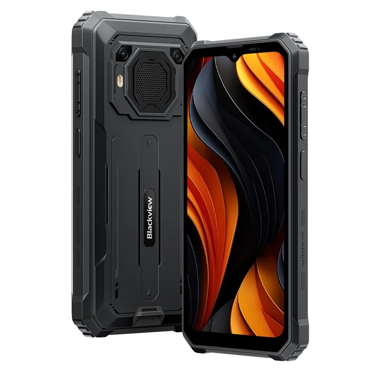 [HK Warehouse] BLACKVIEW BV6200 Plus Rugged Phone 11000mAh 6.56 Inch Unisoc T606 8GB + 256GB 4G Smartphone - Black