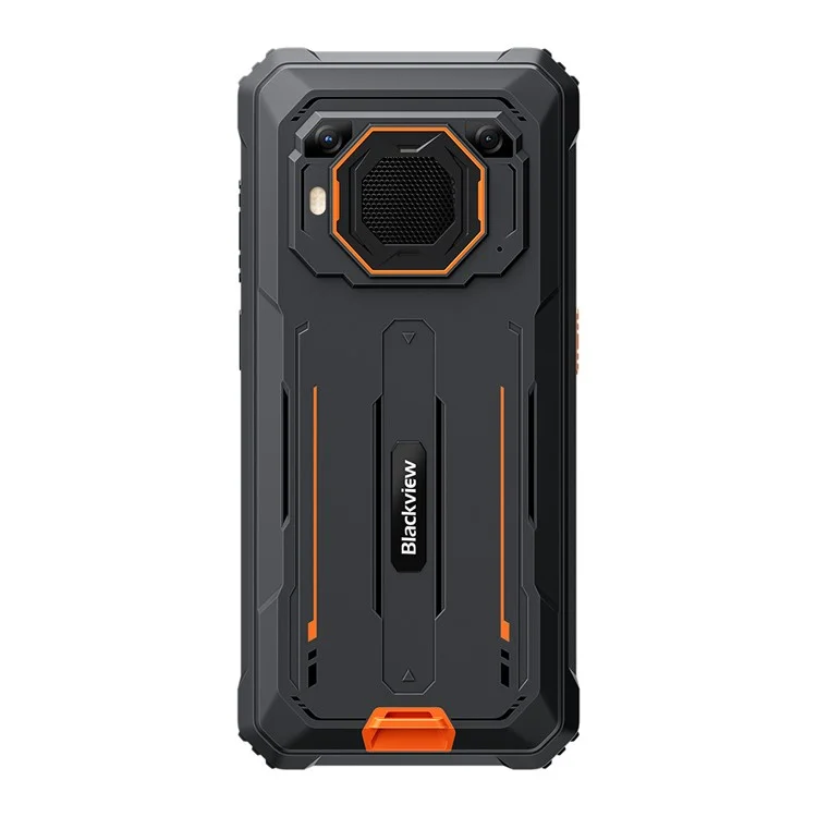 Téléphone robuste BLACKVIEW BV6200 Plus avec batterie 11000mAh, écran 6,56 pouces, Unisoc T606, 8 Go de RAM + 256 Go de stockage, 4G - Orange