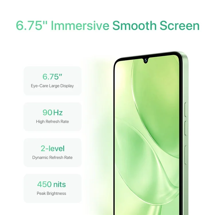 UMIDIGI G9 5G-Smartphone 6,75 Zoll Unisoc T765 6GB + 128GB 5000mAh 50MP Kamera Android-Handy - Gletscherblau