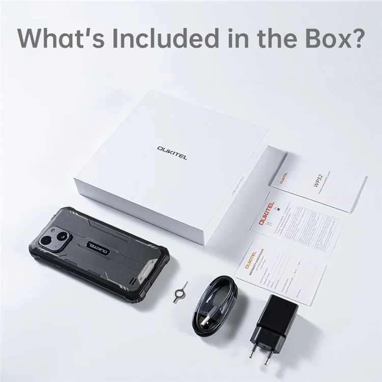 [HK Warehouse] OUKITEL G2 Phone 6.0 Inch Unisoc T606 4GB + 64GB Rugged Smartphone 6300mAh Battery 13MP Camera 4G LTE Phone - Orange