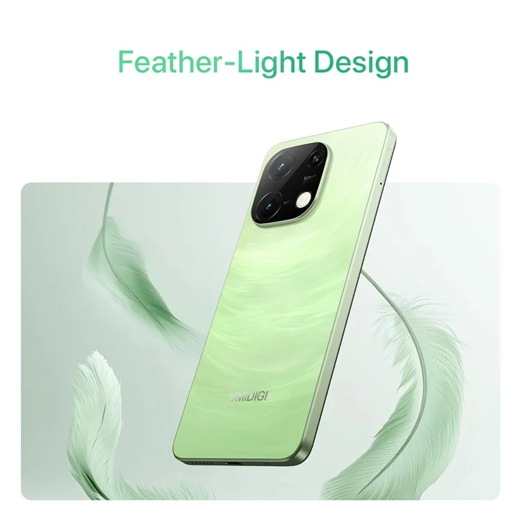 UMIDIGI G9C 6.75 Inch Smartphone Helio G36 6GB+128GB 5000mAh 50MP Camera 4G Mobile Phone (Hong Kong Delivery) - Grass Green