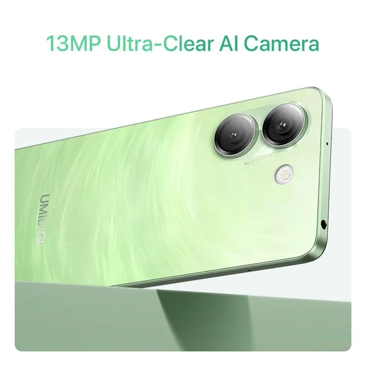 UMIDIGI G9A 6.75 Inch Smartphone 4GB + 64GB Unisoc SC9863A 5000mAh Battery 13MP Camera 4G Mobile Phone - Lake Green