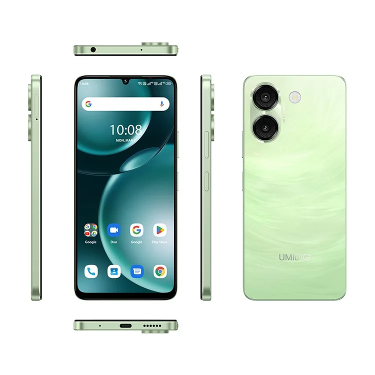 UMIDIGI G9A 6.75 Inch Smartphone 4GB + 64GB Unisoc SC9863A 5000mAh Battery 13MP Camera 4G Mobile Phone - Lake Green