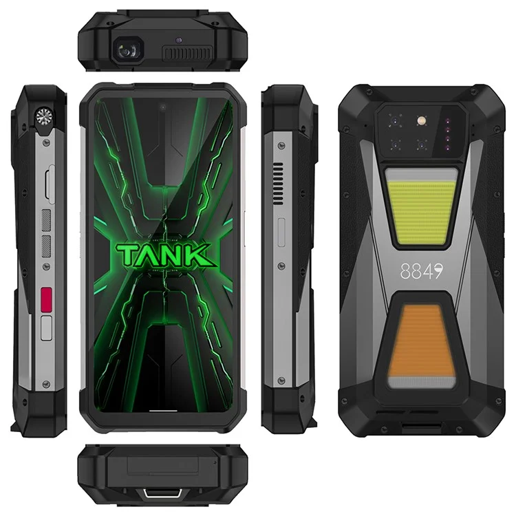 UNIHERTZ Tank 3S 8849 Leistungsstarkes Telefon 6,79 Zoll Dimensity 8200 12GB + 256GB 15600mAh 50MP Kamera 5G Smartphone