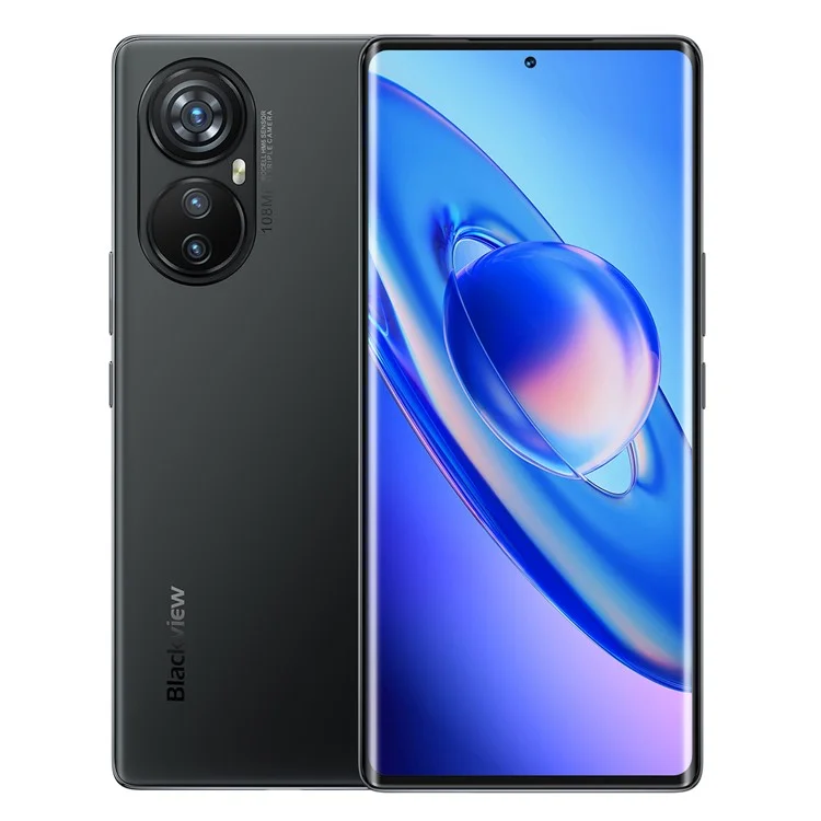 BLACKVIEW A200 Pro 6.67 Inch Smartphone Helio G99 12GB+256GB 5050mAh Battery 108MP Camera 4G LTE (Shenzhen Delivery) - Black