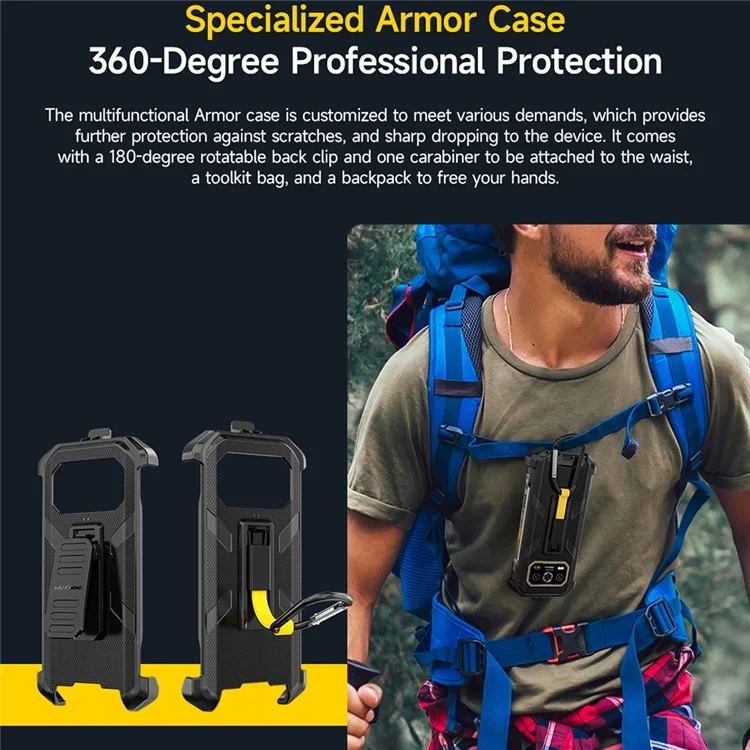 ULEFONE ARMOR 27 6.78 Inch Smartphone Helio G99 12GB+256GB 10600mAh 50MP Camera 4G Android Rugged Phone (Hong Kong Delivery)