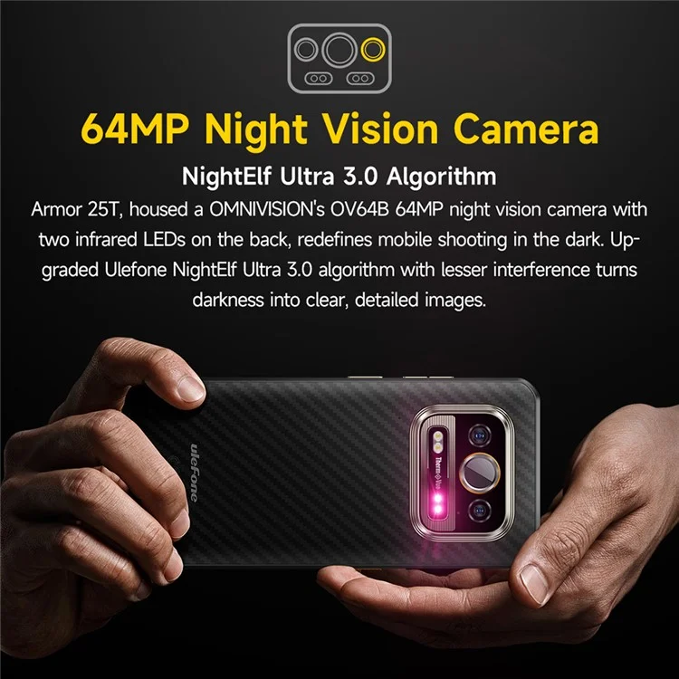 ULEFONE ARMOR 25T 6.78 Inch Smartphone Helio G99 6GB + 256GB Rugged 6500mAh Battery 50MP Camera 4G Android Mobile Phone