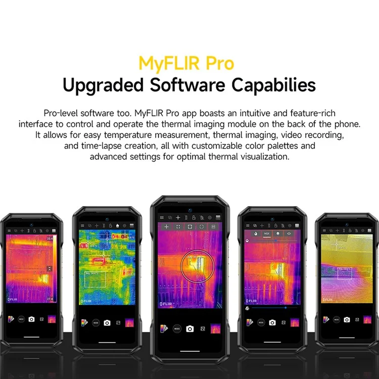 ULEFONE Armor 27T Pro 5G Téléphone Robuste 6,78 Pouces Dimensity 6300 12 Go + 256 Go 10 600 mAh Appareil Photo 50 MP