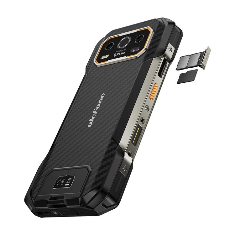ULEFONE Armor 27T Téléphone 4G 6,78 Pouces Helio G99 12 Go + 256 Go Smartphone Batterie 10 600 mAh Caméra 50 MP Imagerie Thermique