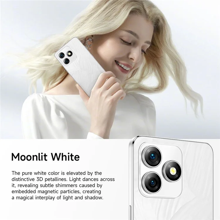 ULEFONE Note 18 Ultra 6.78 Inch Smartphone Dimensity 720 6GB+256GB 5450mAh 50MP Camera 5G Android Smart Phone - Moonlit White