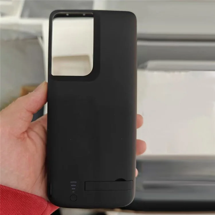 For Samsung Galaxy S22 5G Battery Case 5000mAh Rechargeable Power Bank Soft TPU Bumper Protective Cover