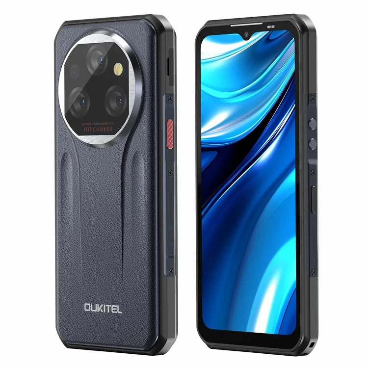 OUKITEL WP39 Pro Smartphone Robusto Android 6,6 Polegadas 5G Dimensity 6300 12GB + 512GB Bateria de 11000mAh Câmera de 64MP - Cinza