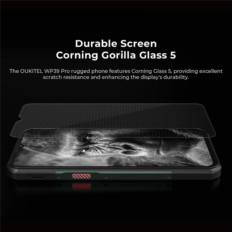 OUKITEL WP39 Pro Smartphone Resistente Android 6,6 Pulgadas 5G Dimensity 6300 12GB + 512GB Batería de 11000mAh Cámara de 64MP - Verde