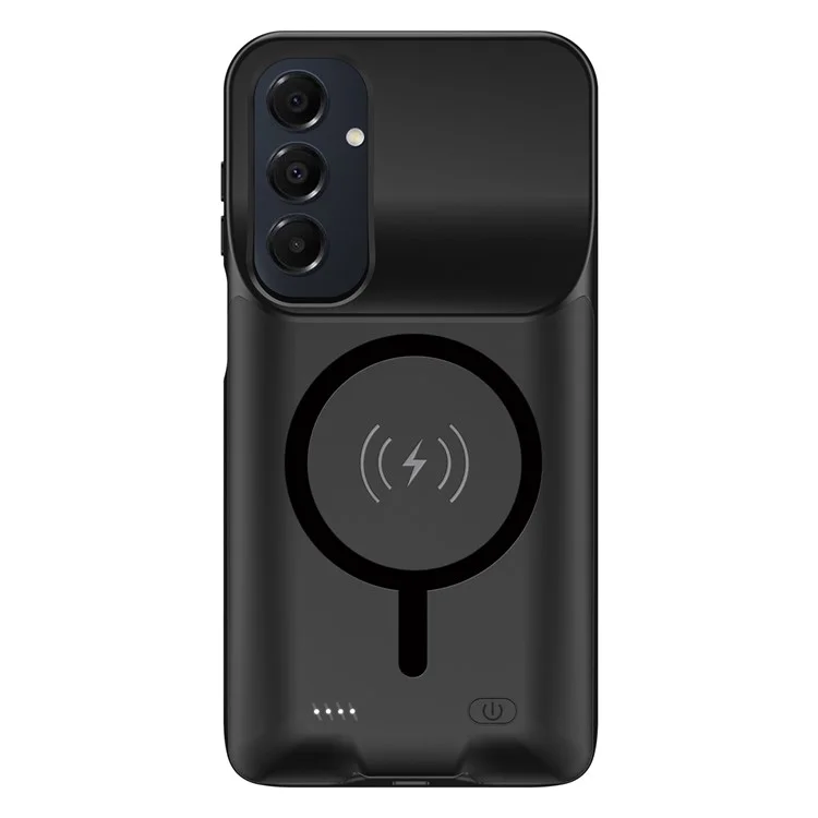 E10 For Samsung Galaxy A15 5G TPU Edge Charging Case 6000mAh Extended Battery Compatible with MagSafe