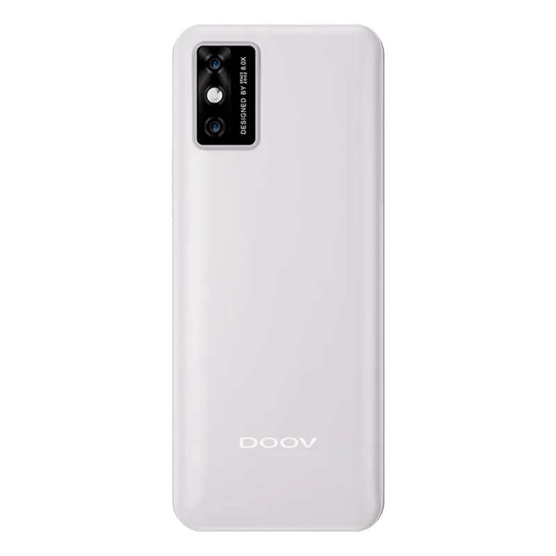 DOOV R17 Pro Smart Touch Screen 4G Mobile Phone 4GB + 64GB 3.5 Inch IPS Android Keypad Phones - White