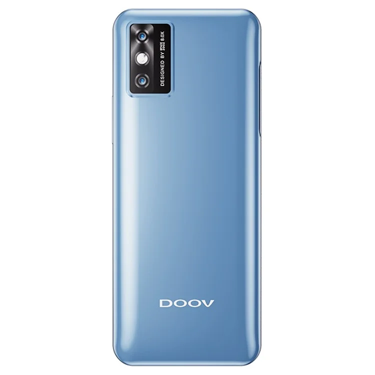 DOOV R17 Pro Smart Touch Screen 4G Mobile Phone 4GB + 64GB 3.5 Inch IPS Android Keypad Phones - Blue