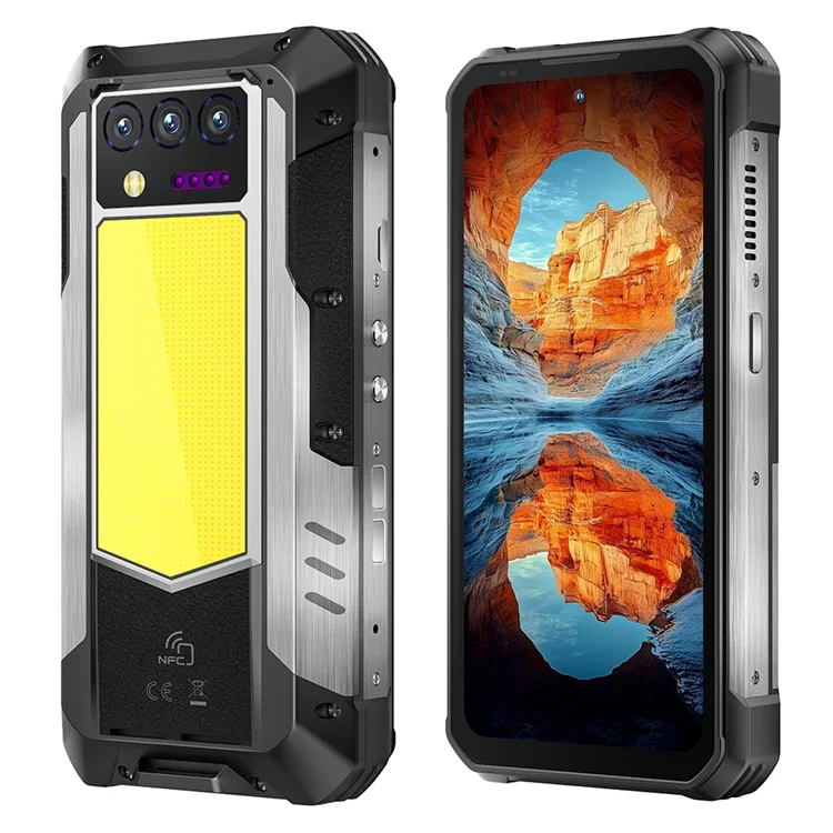 OUKITEL WP100 TITAN 5G Защищенный смартфон 6,8 дюйма Dimensity 7300 16 ГБ + 512 ГБ Аккумулятор 33000 мАч Камера 200 МП Встроенный проектор - Черный