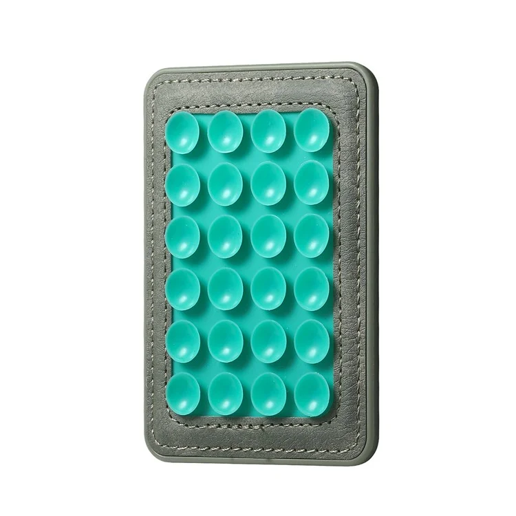 MC-W18 Magnetic Phone Back Stand Silicone Suction Cup Phone Mount - Green