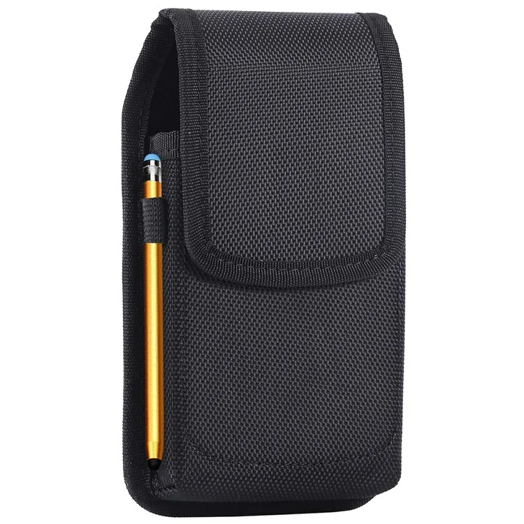Étui universel pour téléphone SZ-8 pour appareils de 5,5 à 6,9 pouces Fermeture magnétique Clip de ceinture en nylon Étui de transport
