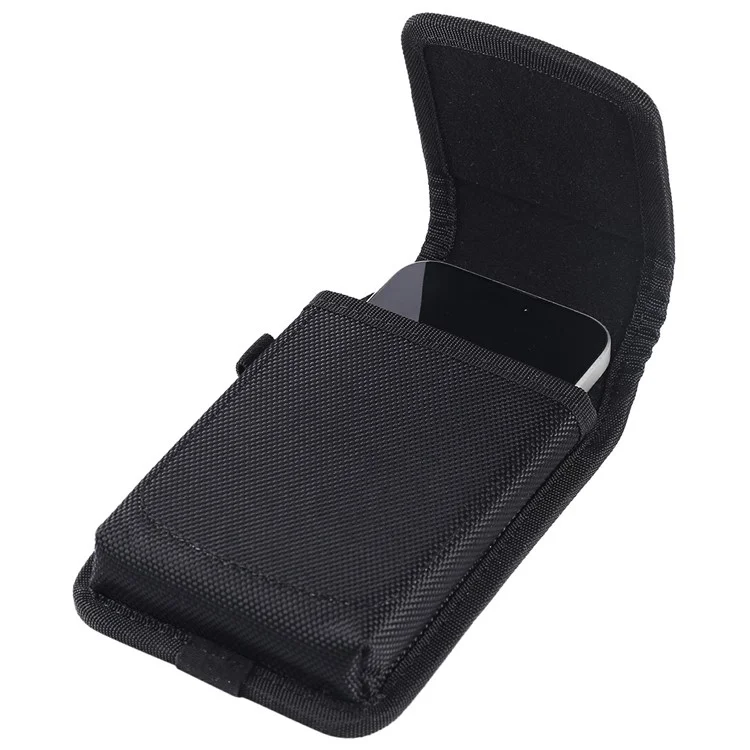 Étui universel pour téléphone SZ-8 pour appareils de 5,5 à 6,9 pouces Fermeture magnétique Clip de ceinture en nylon Étui de transport