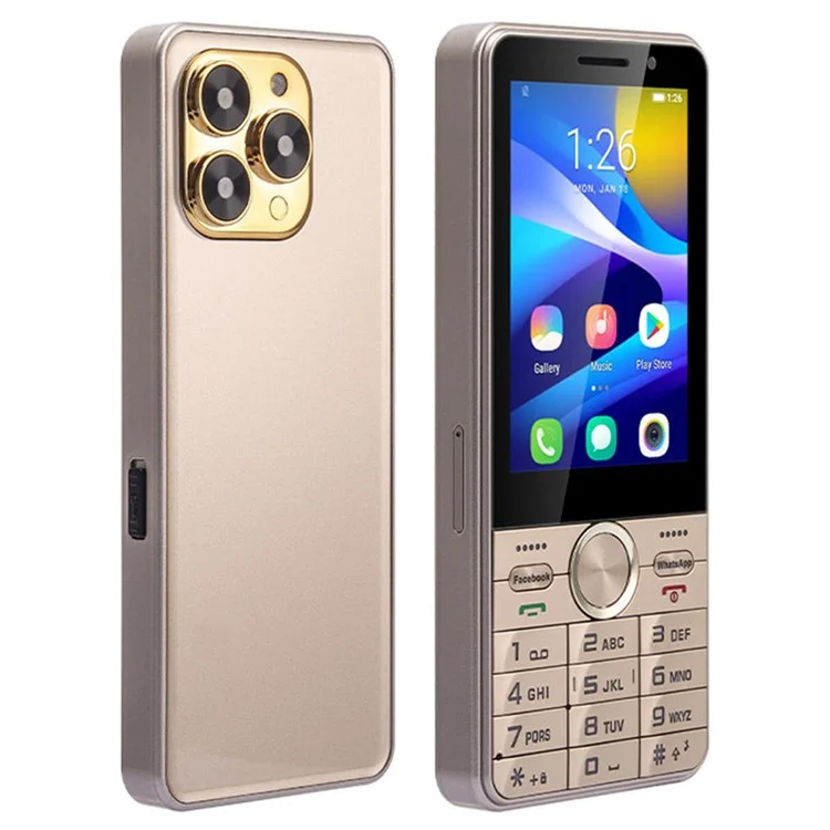 UNIWA A3501 Smartphone Android de 2GB + 16GB, 3,5 pulgadas, Batería de 2500mAh - Dorado