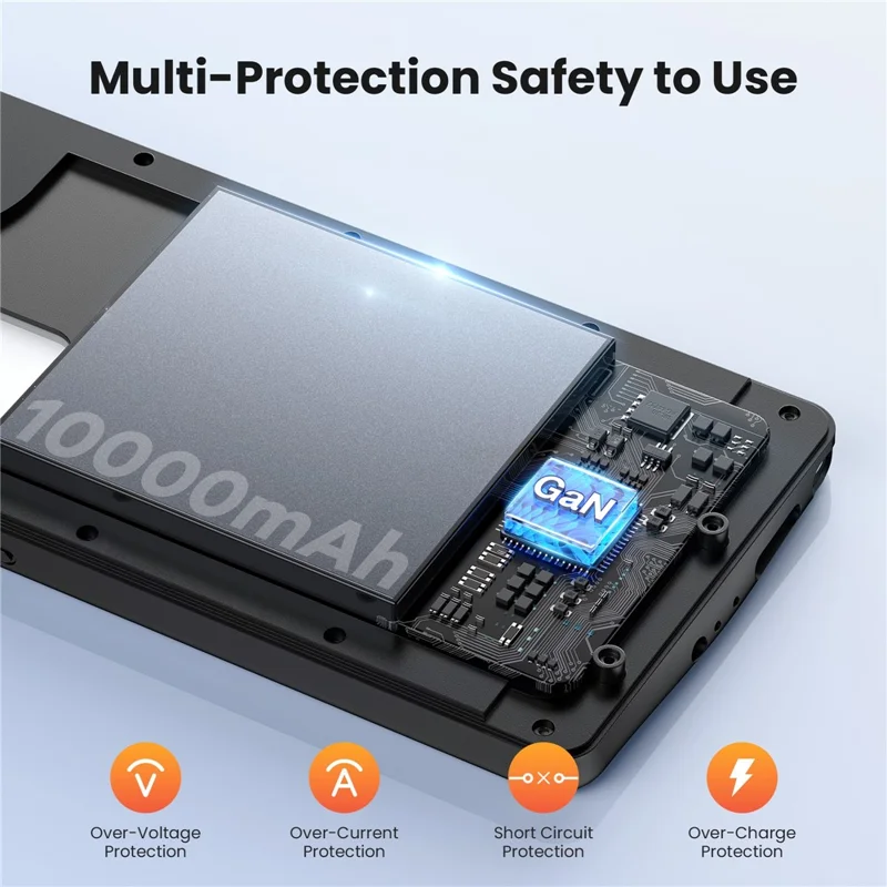 Чехол-аккумулятор TY-118 для Samsung Galaxy S25 Ultra, 10000 мАч, портативное зарядное устройство с защитной крышкой