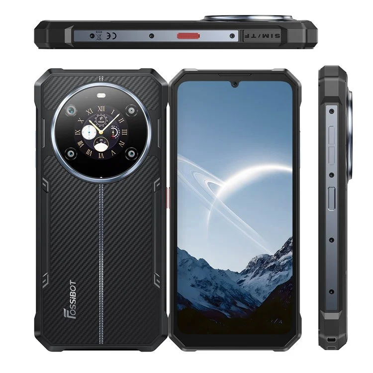 FOSSIBOT F109S 6.745 inch Rugged Smartphone Android 15 6GB + 256GB 10600mAh Battery 50MP Camera, NFC