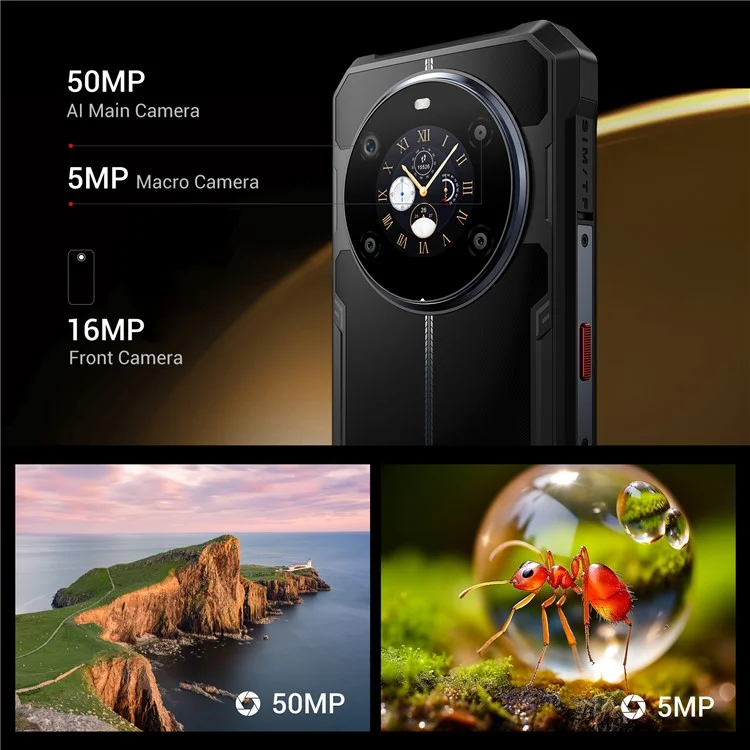 FOSSIBOT F109S 6.745 inch Rugged Smartphone Android 15 6GB + 256GB 10600mAh Battery 50MP Camera, NFC
