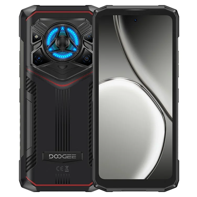 DOOGEE Blade20 Play 5G Rugged Smartphone Dimensity 7050 6.6 inch 8GB + 256GB 10300mAh 50MP Camera - Red