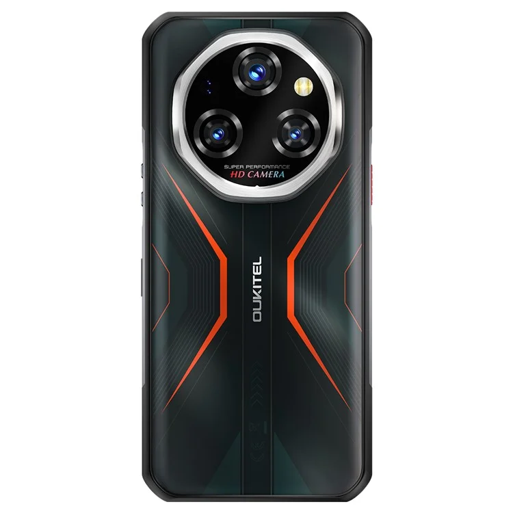 OUKITEL WP55 5G Rugged Smartphone Android 15.0 6.58 inch Dimensity 7025 12GB + 256GB 11000mAh Battery 108MP Camera - Orange