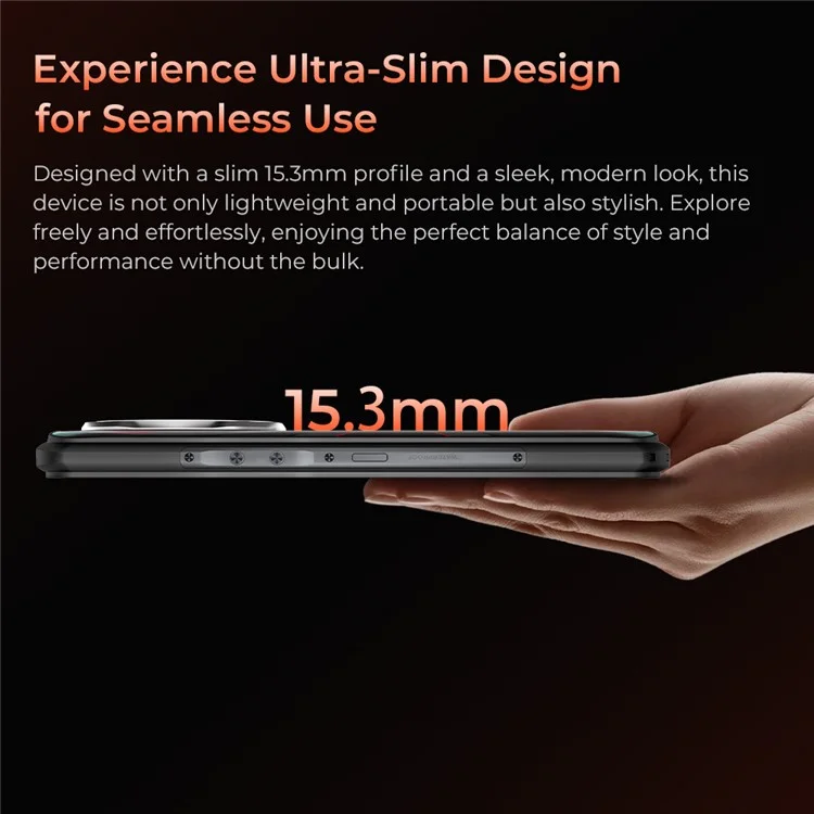 OUKITEL WP55 Pro 5G Rugged Smartphone 6.58 inch Dimensity 7025 16GB + 512GB 11000mAh Battery 108MP Camera Mobile Phone - Orange