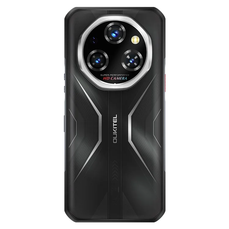 OUKITEL WP55 Pro 5G Rugged Smartphone 6.58 inch Dimensity 7025 16GB + 512GB 11000mAh Battery 108MP Camera Mobile Phone - Black