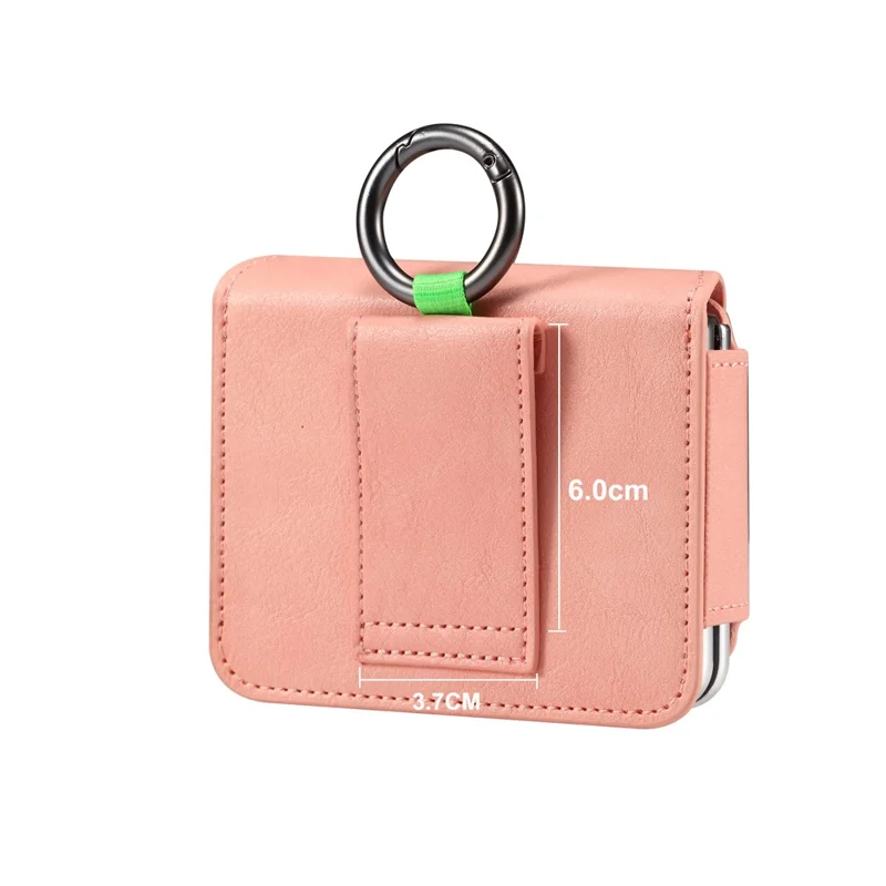 Custodia pieghevole universale per smartphone con clip da cintura per Huawei Pura X - Rosa