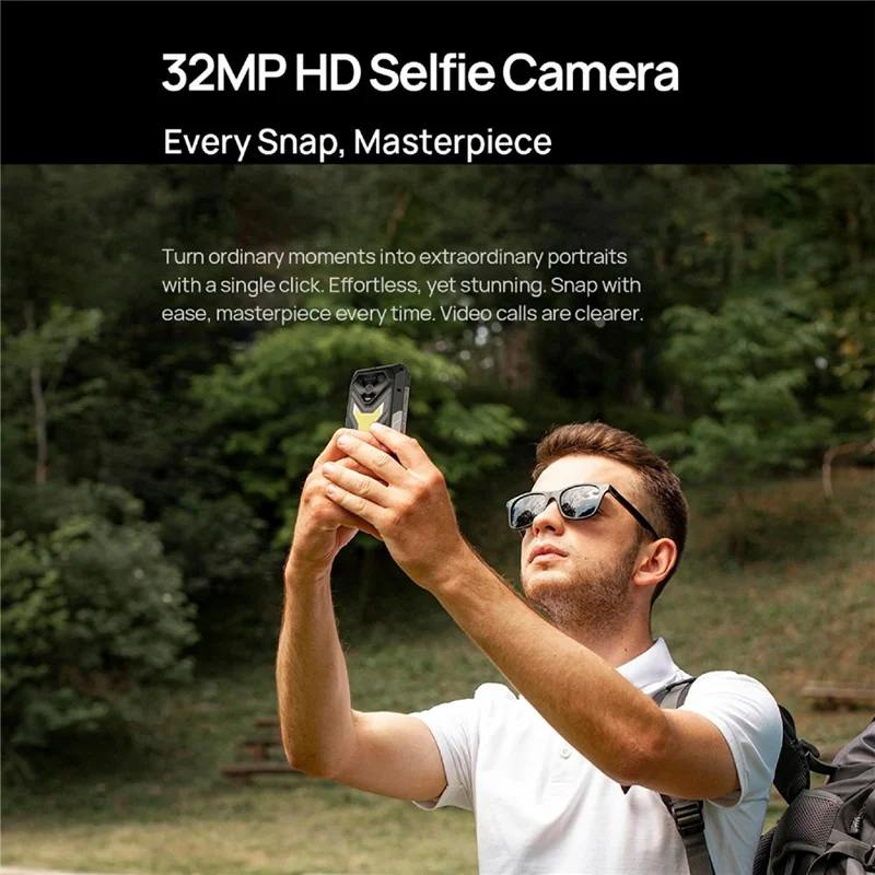 ULEFONE Armor 34 Pro Android 5G Защищенный смартфон с проектором 6,95 дюйма Dimensity 7300 16 ГБ+512 ГБ 25500 мАч HD-камера
