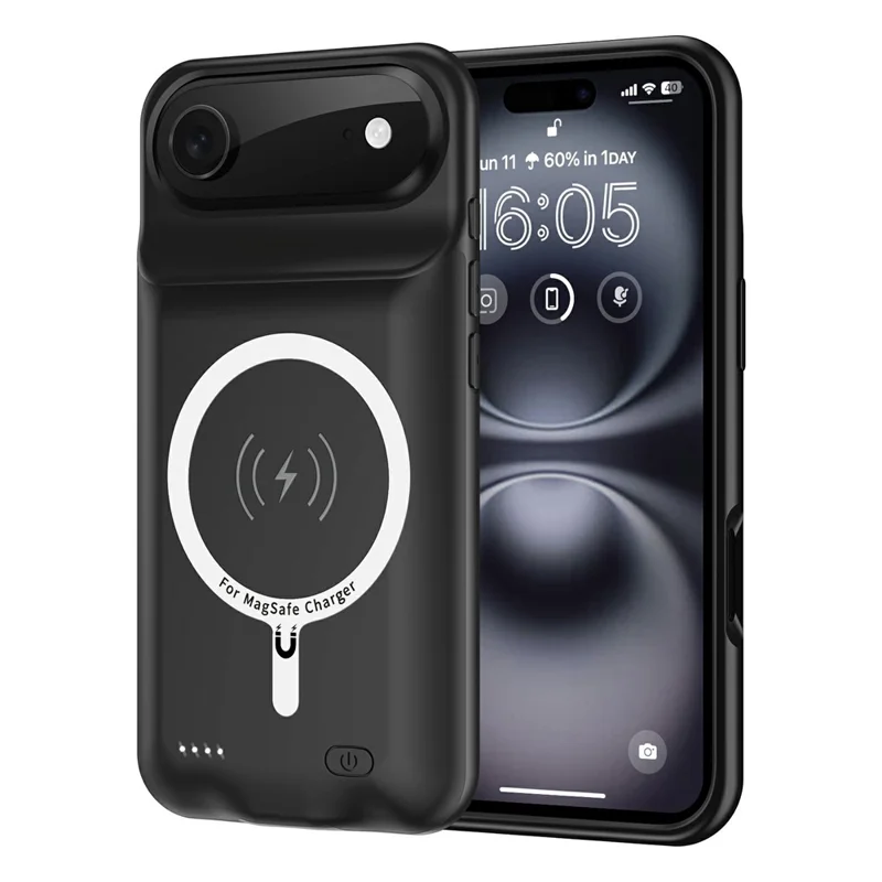 B29 For iPhone 17 Air Portable Phone Charger Case 6000mAh Power Bank Compatible with MagSafe