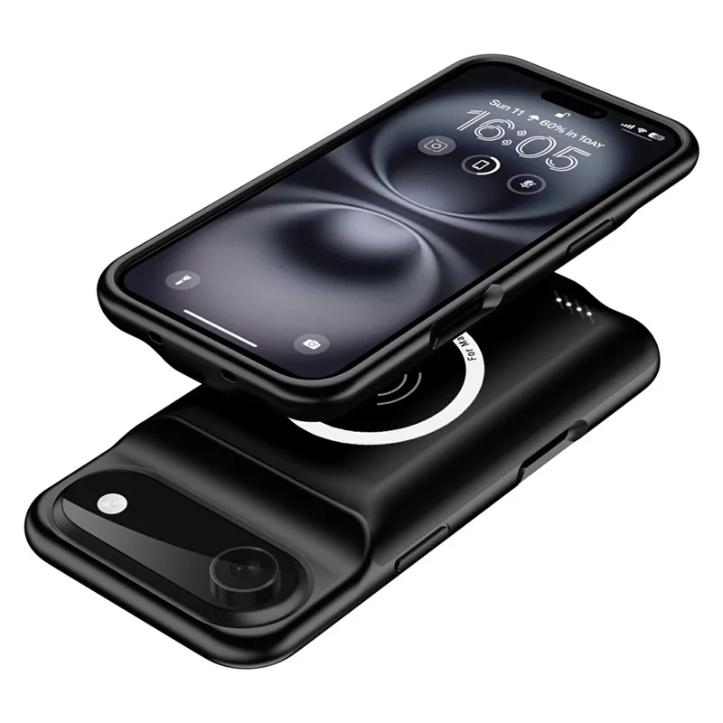 B29 For iPhone 17 Air Portable Phone Charger Case 6000mAh Power Bank Compatible with MagSafe