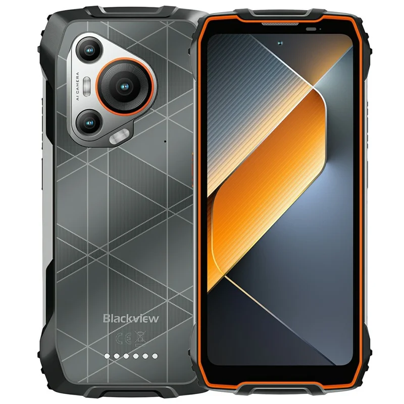 BLACKVIEW BL7000 5G AI Rugged Smartphone Android 15 Dimensity 6300 6.78 Inch Mobile Phone, 8+256GB - Orange