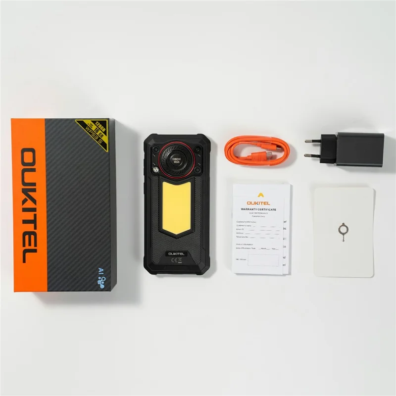 OUKITEL WP53S 4G Rugged Smartphone Unisoc T615 6.52 Inch Mobile Phone with 11000mAh Battery, 4+128GB