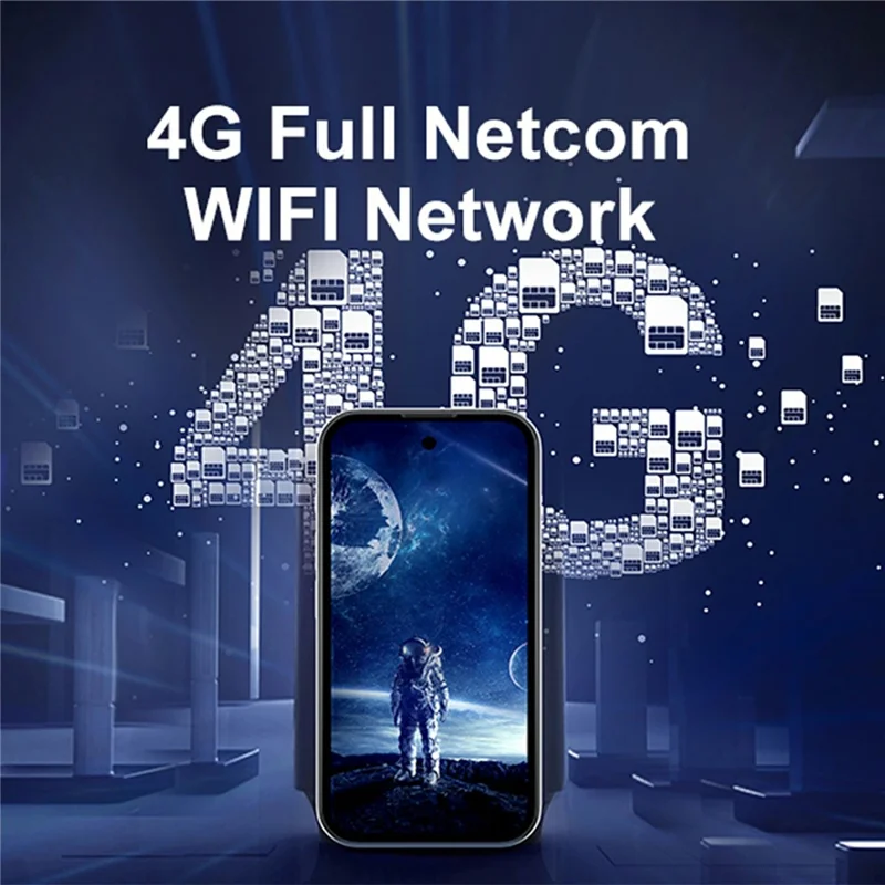 Q333 4G Mini Smartphone Dual SIM 3.97 Inch Screen Android 12.0 Mobile Phone with 2000mAh Battery, 4+64GB - Pink