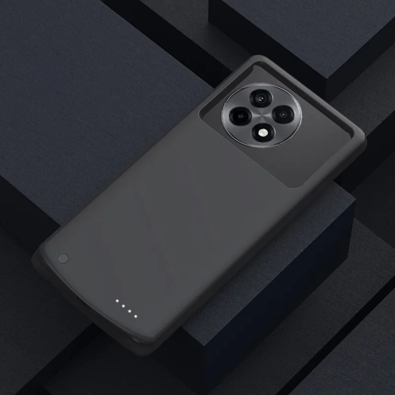 For OnePlus Ace 5 5G Phone Charger Case 10000mAh Power Bank Rechargeable Extended Battery - Black