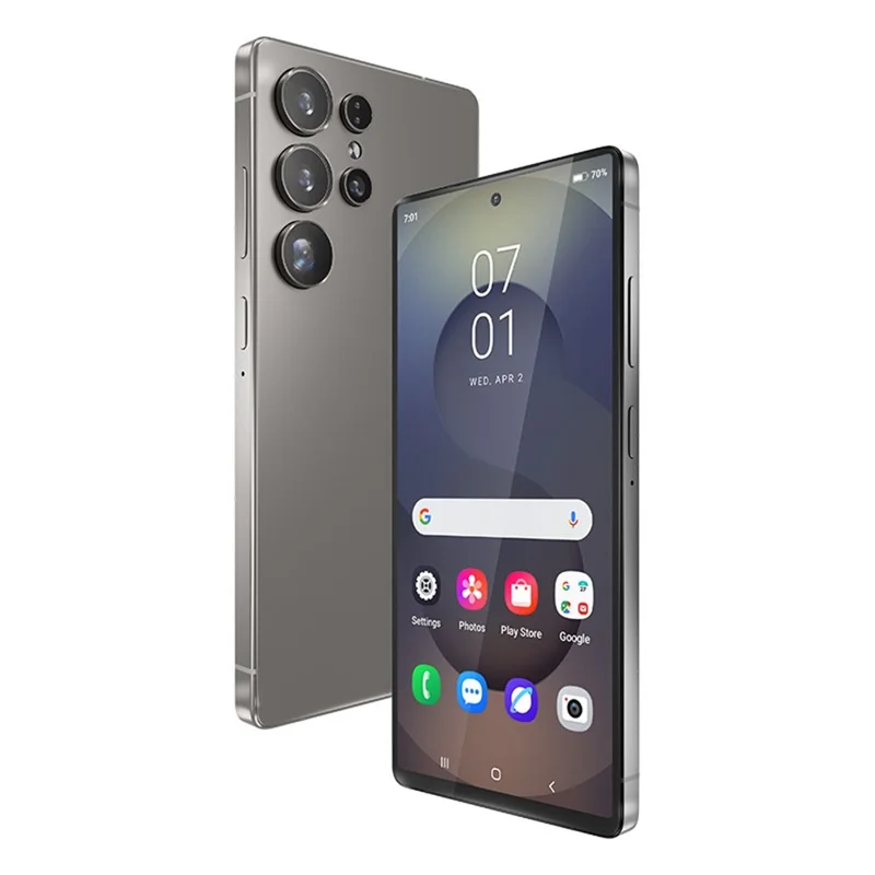 W&O X25 Ultra 6.75 inch 4G Smartphone MT6762 4GB + 64GB Cell Phone Built-in Stylus Hole-Punch Screen - Grey